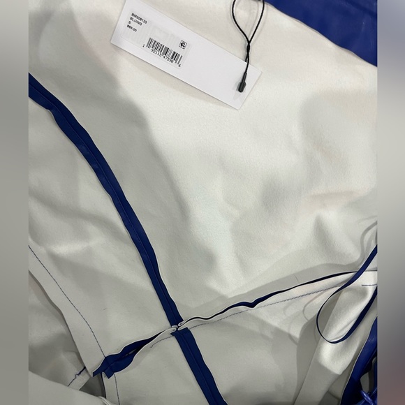 NWT STEVE MADDEN "The Faye" Blue One Long Sleeve Vegan Leather Mini Dress- S - Picture 5 of 15